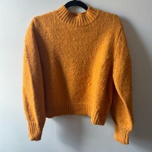 Topshop orange sweater small